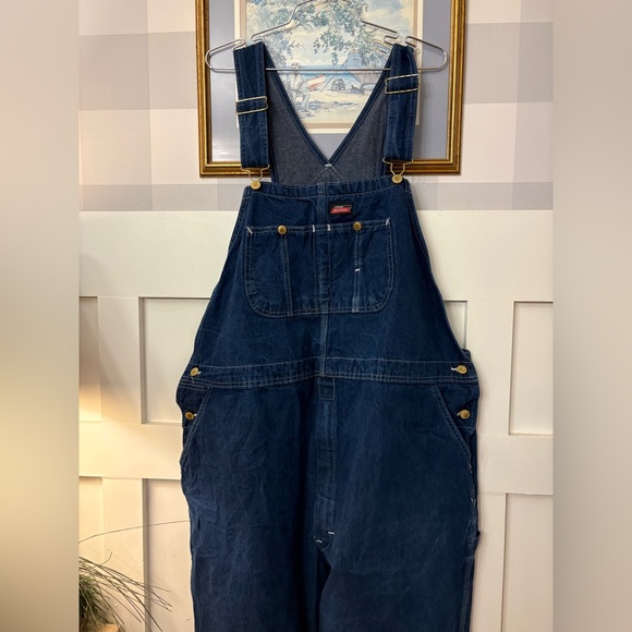 Dickies Other - Dickies Men's Dark Blue Denim Overalls 46/30